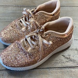 Forever Rose Gold tennis shoes
